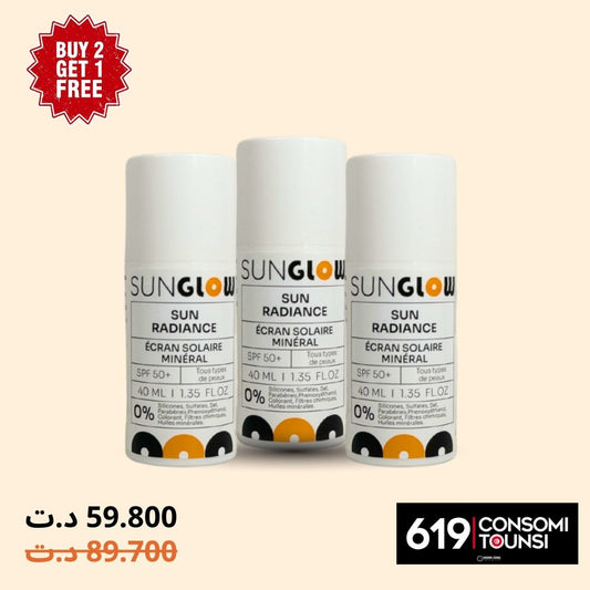 Lot de 3 SunRadiance | 3 ème Gratuit